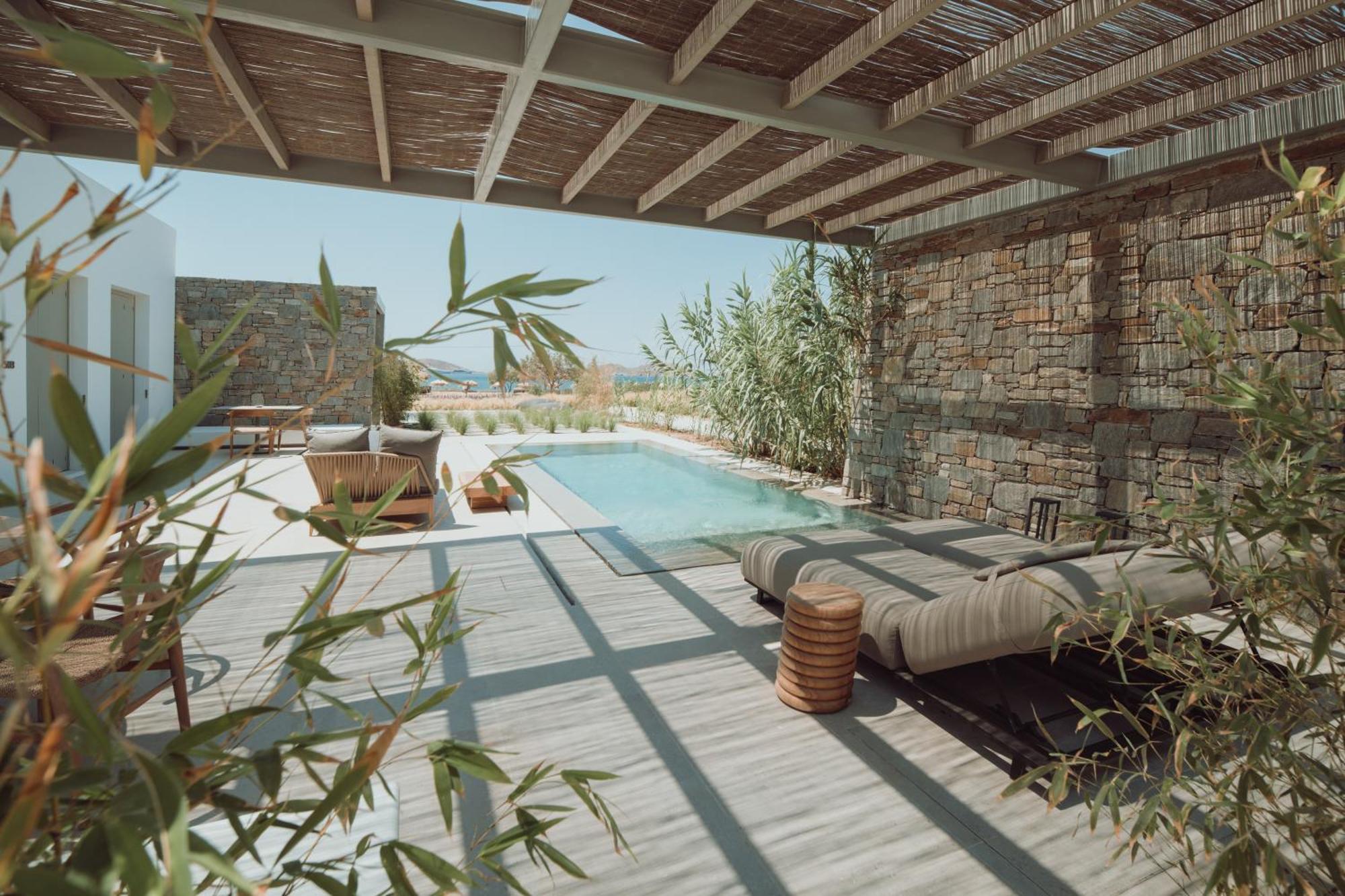 Cove Paros Hotel Náousa Exterior foto